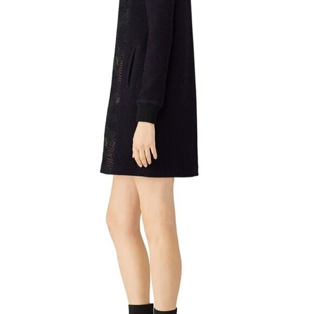 Martin Grant Brocade Sweater Dress long sleeve Navy size 38 $874 - Picture 3 of 8